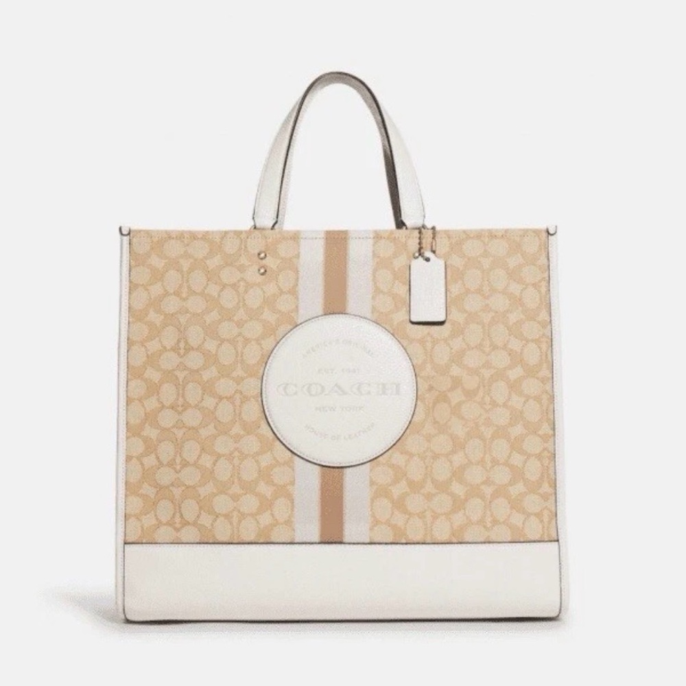 COACH Dempsey Tote 40 In Signature Jacquard With Stripe